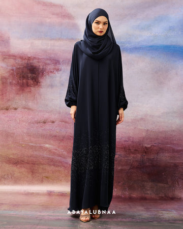 Amalfi Abaya in Navy Blue