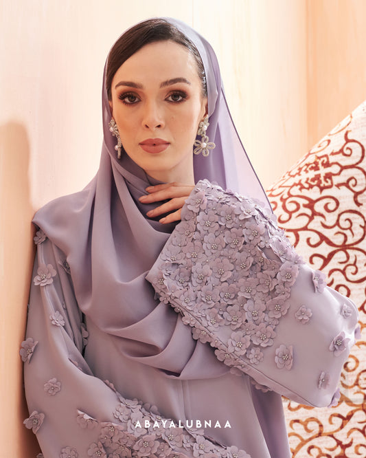 Daphne Abaya in Dusty Purple