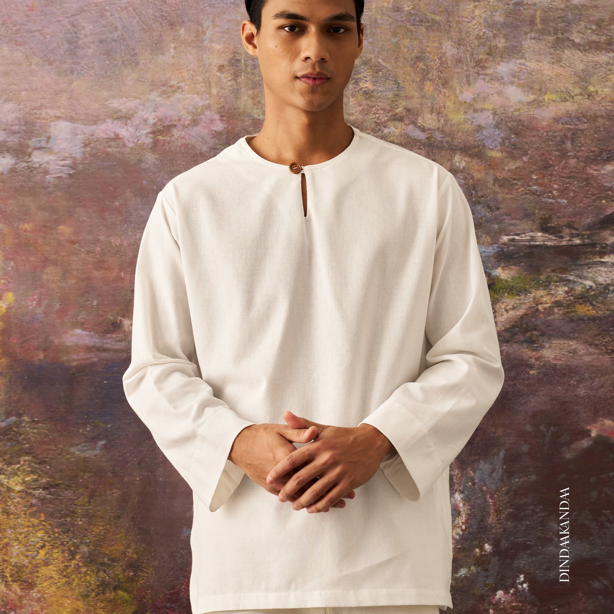 Fareed KURTA in White