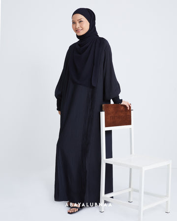 Hana Abaya in Navy Blue