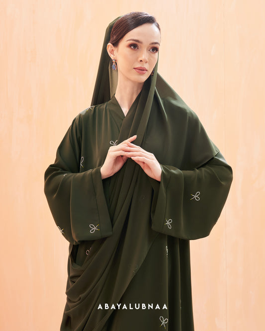 Lisa Abaya in Olive Green